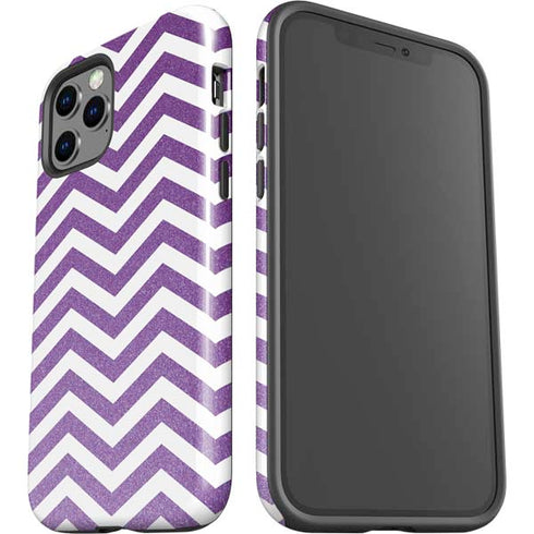 Purple Chevron iPhone 12 Pro Max Impact Case
