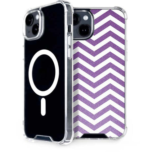 Purple Chevron iPhone 13 MagSafe Case