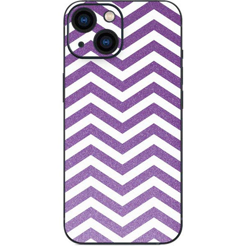 Purple Chevron iPhone 13 Mini Skin