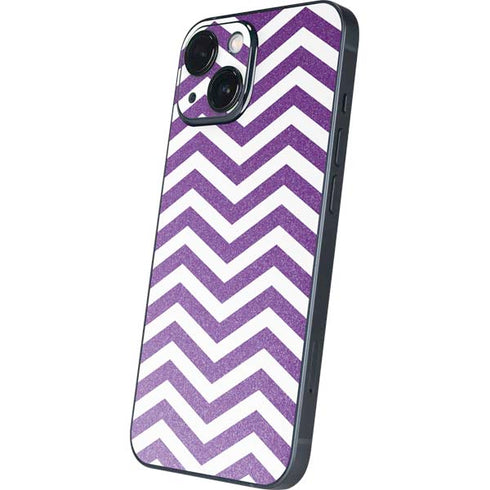 Purple Chevron iPhone 13 Mini Skin