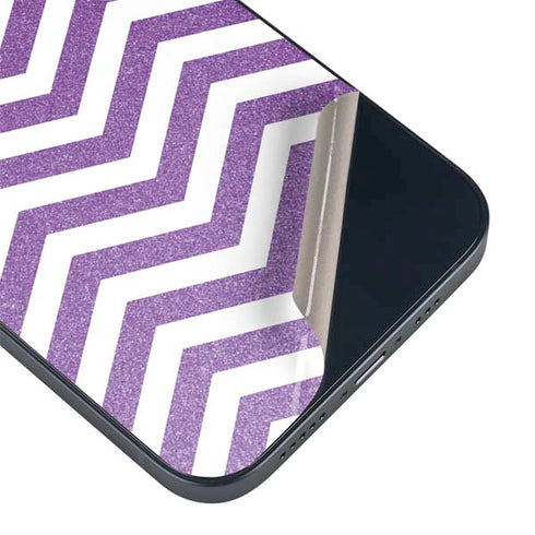 Purple Chevron iPhone 13 Mini Skin