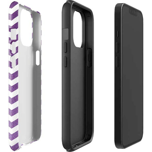 Purple Chevron iPhone 13 Pro Max Impact Case