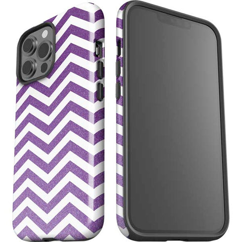 Purple Chevron iPhone 13 Pro Max Impact Case