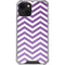 Purple Chevron iPhone 14 Plus Clear Case