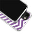 Purple Chevron iPhone 14 Plus Clear Case