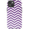 Purple Chevron iPhone 14 Impact Case