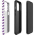 Purple Chevron iPhone 15 Pro Impact Case