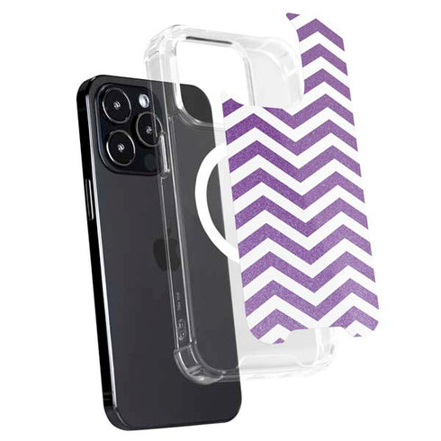 Purple Chevron iPhone 14 Pro MagSafe Case