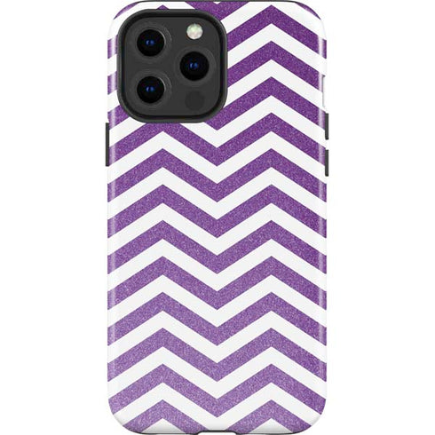 Purple Chevron iPhone 15 Pro Max Impact Case