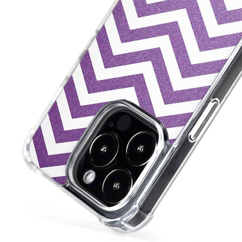 Purple Chevron iPhone 15 Pro Max MagSafe Case