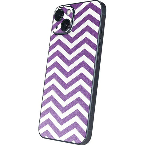 Purple Chevron iPhone 14 Skin