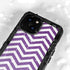 Purple Chevron iPhone 15 Plus Waterproof Case