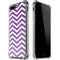 Purple Chevron iPhone 7/8 Plus Clear Case