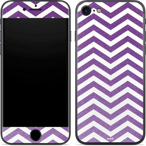 Purple Chevron iPhone 7 Skin