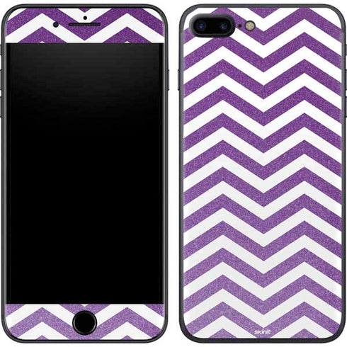 Purple Chevron iPhone 8 Plus Skin