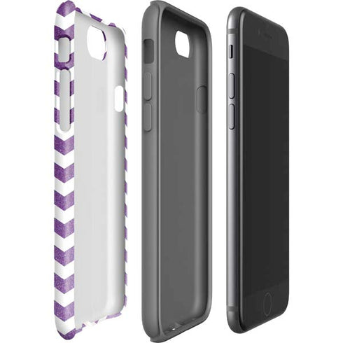 Purple Chevron iPhone SE (2nd & 3rd Gen) Pro Case