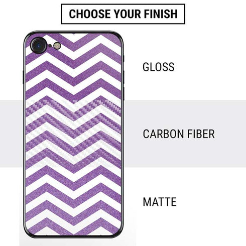 Purple Chevron iPhone SE (2nd & 3rd Gen) Skin