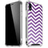 Purple Chevron iPhone XR Clear Case