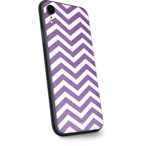 Purple Chevron iPhone XR Skin