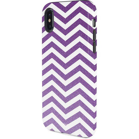 Purple Chevron iPhone XS Pro Case