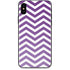 Purple Chevron iPhone XS Skin