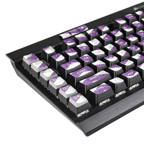 Purple Chevron K95 RGB PLATINUM Mechanical Gaming Keyboard Skin