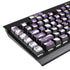 Purple Chevron K95 RGB PLATINUM Mechanical Gaming Keyboard Skin
