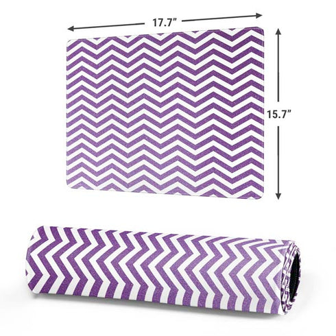 Purple Chevron Gaming Mouse Pad