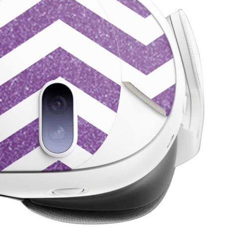 Purple Chevron Meta Quest 3 Skin