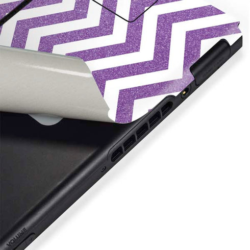 Purple Chevron Nintendo Switch Bundle Skin