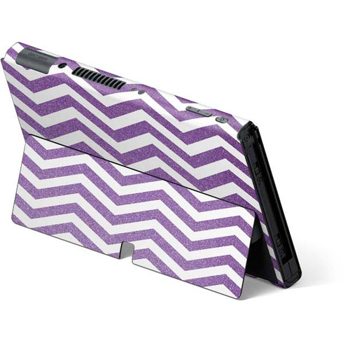 Purple Chevron Nintendo Switch OLED (2021) Skin