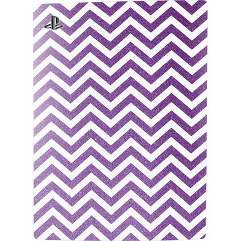 Purple Chevron PS5 Digital Edition Console Skin