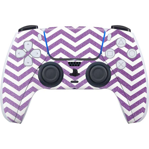 Purple Chevron PS5 Controller Skin