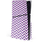 Purple Chevron PS5 Slim Disk Console Skin