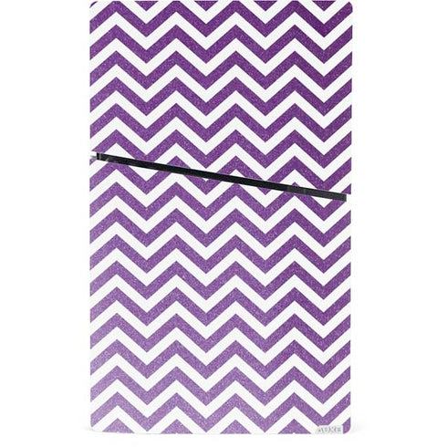 Purple Chevron PS5 Slim Digital Edition Bundle Skin