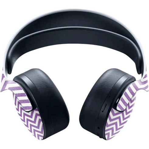 Purple Chevron PULSE 3D Wireless Headset for PS5 Skin