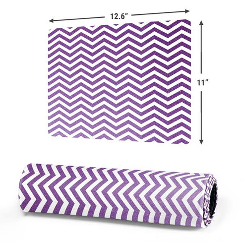 Purple Chevron Gaming Mouse Pad