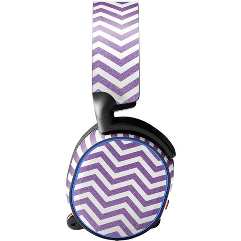 Purple Chevron SteelSeries Arctis 3 Skin
