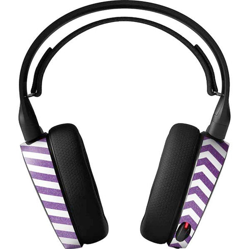 Purple Chevron SteelSeries Arctis 5 Skin