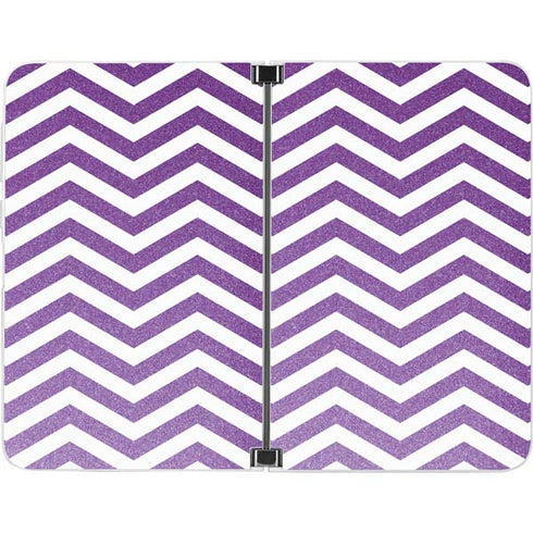 Purple Chevron Surface Duo Skin