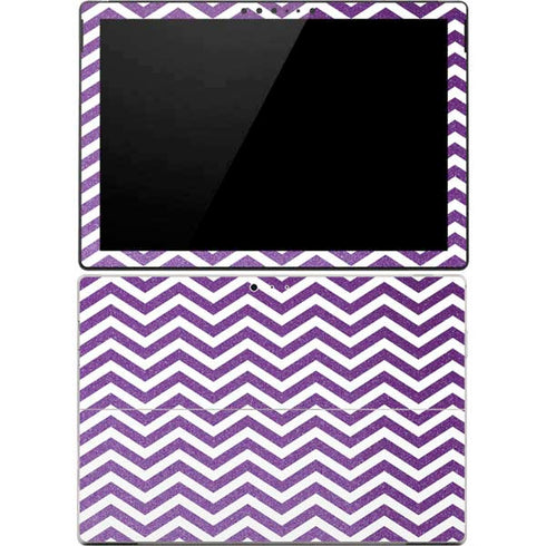 Purple Chevron Surface Pro 4 Skin