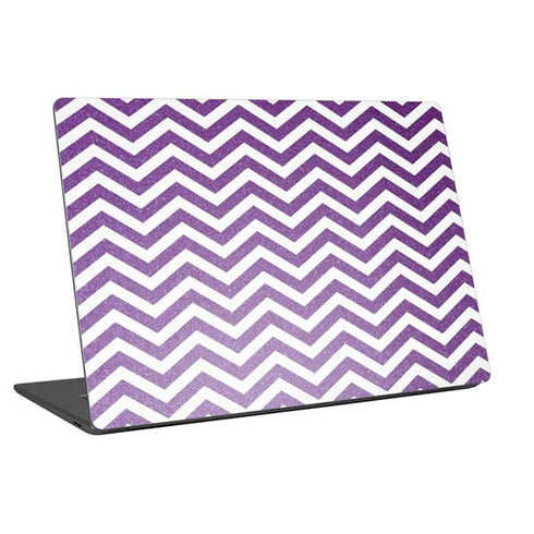 Purple Chevron Universal Laptop 14in (11.4 x 8.2in) Skin
