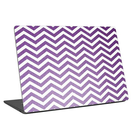 Purple Chevron Universal Laptop 15in (12.2 x 8.8in) Skin