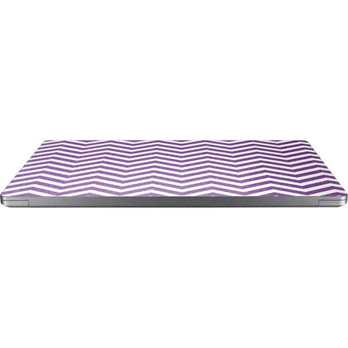 Purple Chevron Universal Laptop 16.6in (13.4 x 9.7in) Skin