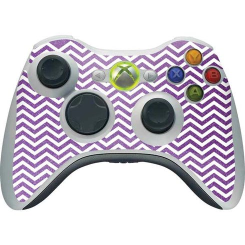 Purple Chevron Xbox 360 Wireless Controller Skin