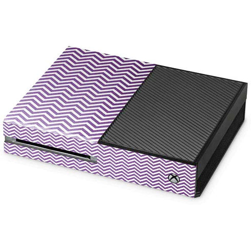 Purple Chevron Xbox One Console Skin