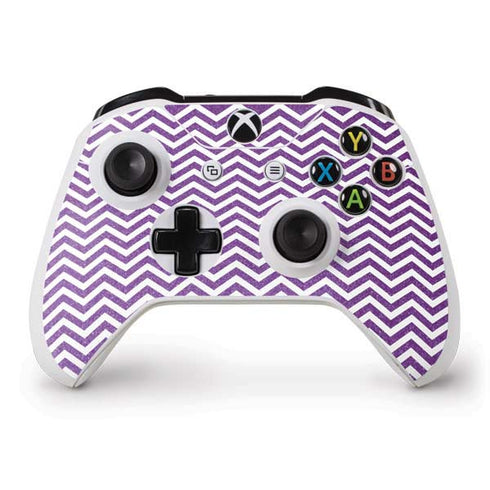 Purple Chevron Xbox One S Controller Skin