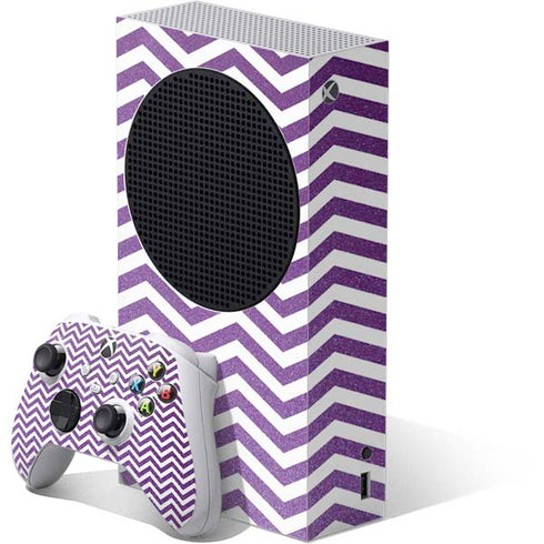 Purple Chevron Xbox Series S Bundle Skin