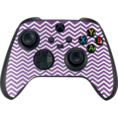 Purple Chevron Xbox Series X Controller Skin