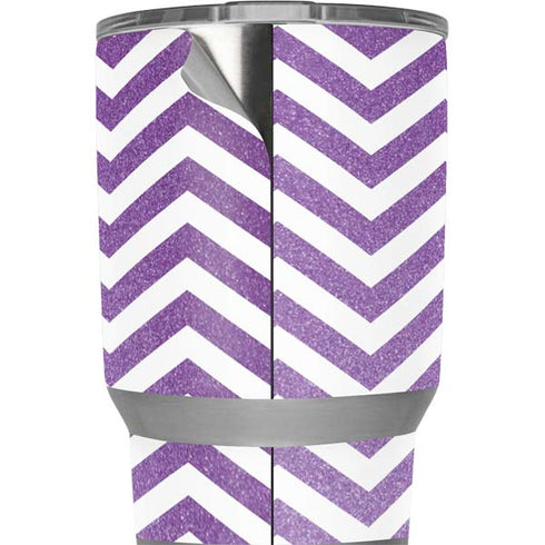 Purple Chevron Yeti 20oz Tumbler Skin